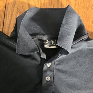 Under Armour Men's Black Polo Shirt